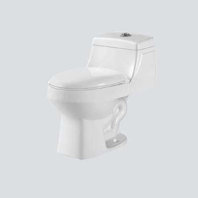 Buen precio Inodoro de cerámica de una pieza resistente al moho 370x680x655mm Inodoro con trampa S Durable Orin ORA2005 en línea