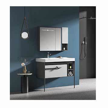 品質 カスタマイズされたモダンなバスルームキャビネット ミニマリスト無垢材バスルームキャビネット Orin ORD6757C 工場