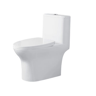 Good price Ceramic One Piece Toilets Efficient Siphonic One Piece Closet 370x675x720mm For Bathroom online
