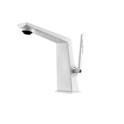 Good price White Basin Mixer Faucet 161.3mm Hot Cold Mixer Tap Fingerprint Resistant Orin OR23001 online