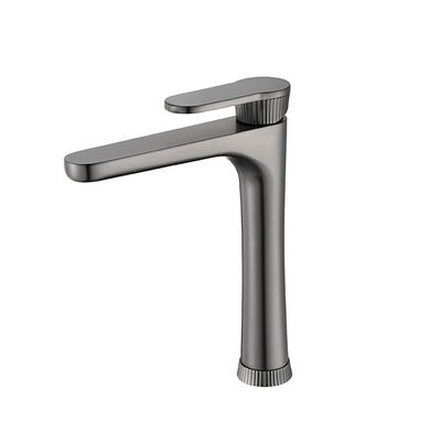 Buen precio Grifo mezclador de lavabo resistente al desgaste 288mm Grifo mezclador de lavabo de baño Gris Gun Orin ORMP345 en línea