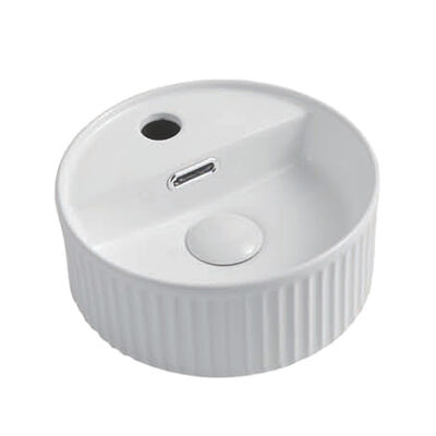 Good price Scratch Resistant Ceramic Wash Basin Modern Small Round Sinks Durable For Bathroom online