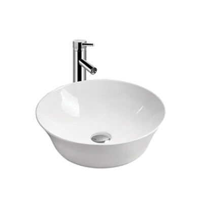 İyi bir fiyat. Banyo yuvarlak kapu lavabo leke dayanıklı beyaz kapu lavabo modern Orin ORA361 Banyo için çevrimiçi