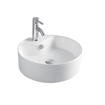 quality Bathroom Round Vessel Sinks Small Ceramic Sink Scratch Resistant Orin OR8002 factory