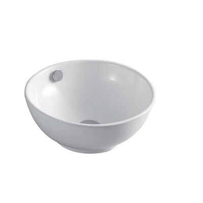 ποιότητας Λευκή κεραμική λεκάνη πλυντηρίου συμπαγείς στρογγυλές λεκάνες επιπέδου εργασίας ανθεκτικές σε λεκέδες χωρίς υπερχείλιση εργοστάσιο