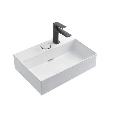 Good price Space Saving White Countertop Sink Durable Rectangular Ceramic Vessel Sink Orin OR8652 online