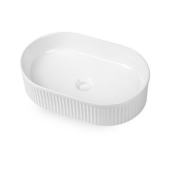 calidad Lavabo cerámico compacto ovalado blanco para baño fábrica